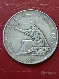 moneta 500 lire in argento 