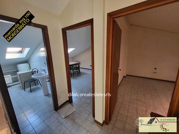 Mansarda mq 90 ascensore panoramica