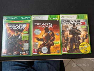 Lotto Gears of War 1 2 3 Xbox 360