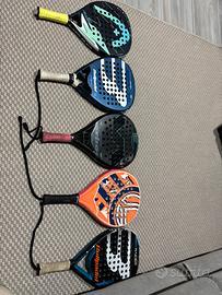 racchette da padel usate vari marchi