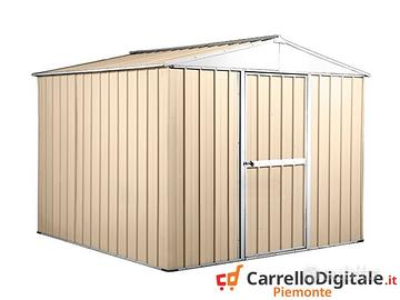 Box porta attrezzi in lamiera 276x260 beige