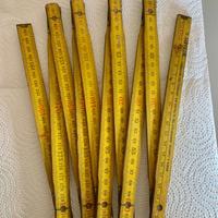 Metro Pieghevole Vintage in Legno - 2 Metri - Per