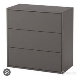 Cassettiera eket ikea grigia nuova