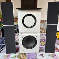 Jamo A3 Sub.5 Silver +Jamo A355 Satelliti