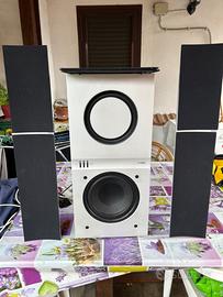 Jamo A3 Sub.5 Silver +Jamo A355 Satelliti