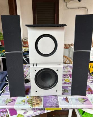 Jamo A3 Sub.5 Silver +Jamo A355 Satelliti