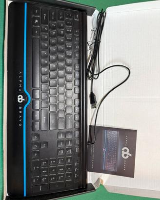 Alpha Bravo by Veho GK-1 Tastiera USB Gaming