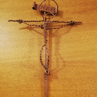 Crocefisso in rame artistico