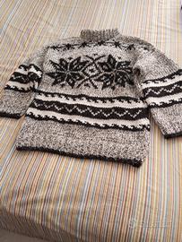 maglione lana a stelle