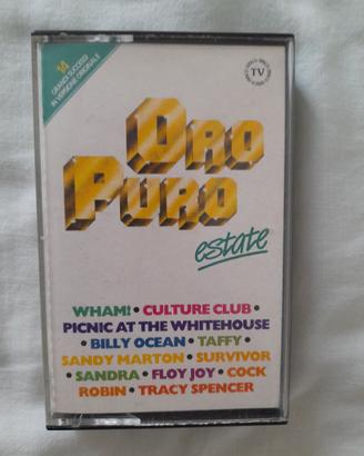 Musicassetta Audiocassetta Oro Puro Estate 1986