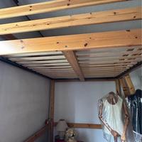 Letto a soppalco in legno ikea