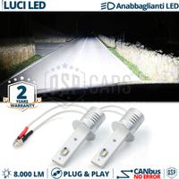 Lampadine LED H1 per PEUGEOT 306 Bianco PURO