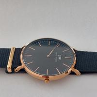 Daniel Wellington 42mm colore nero e oro