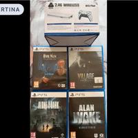 Giochi ps5 e stick giochi