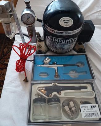 kit aerografo olimpo mini