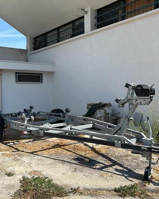 Carrello ellebi 1800 kg 7,20 metri massima di lung