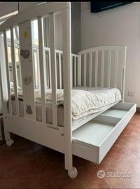 Lettino Foppapedretti con sponda rimovibile 