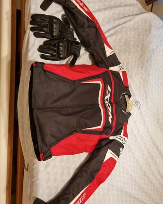 Giubbotto Moto Ixon e guanti