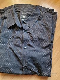 Camicia H&M a pois nera taglia M