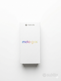 Motorola G06 256 GB NUOVO (solo aperto)–Mai usato