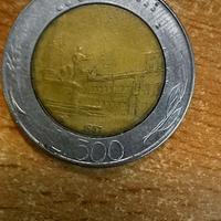 moneta 500 lire 1987