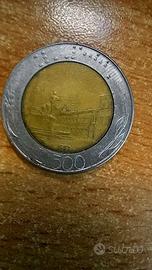 moneta 500 lire 1987