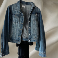 Giacca Jeans Donna – Corta – Taglia S / IT 40 –