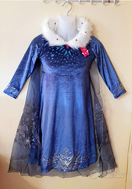 Abito Elsa Frozen nuovo originale 150 cm altezza