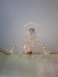 lampadario vetro di Murano