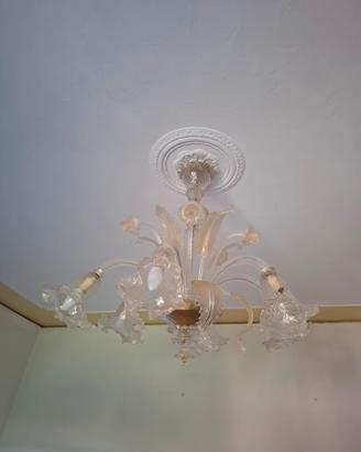 lampadario vetro di Murano