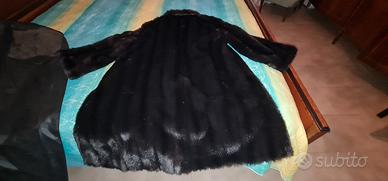 Pelliccia cappotto ecologica Taglia L