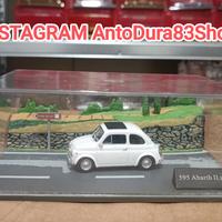 Modellino Fiat Abarth Diorama 