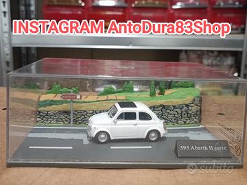 Modellino Fiat Abarth Diorama 