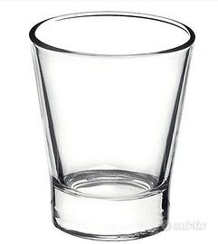 6 BICCHIERINI VETRO CAFFE' O LIQUORE