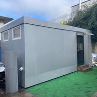 BOX PREFABBRICATO MONOBLOCCO COIBENTATO 600X280 CM