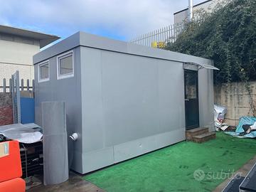 BOX PREFABBRICATO MONOBLOCCO COIBENTATO 600X280 CM