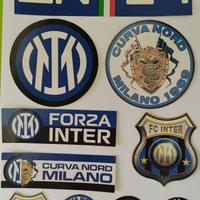 10 ADESIVI INTERNAZIONALE MILANO CURVA NORD 1969
