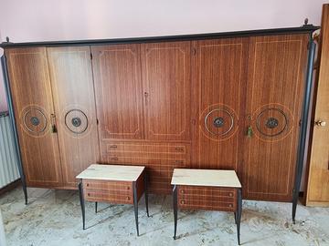 Mobile camera da letto vintage completa