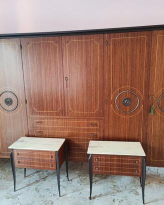 Mobile camera da letto vintage completa