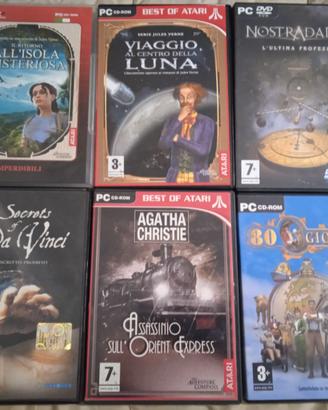 Lotto 6 Pc Games Avv. Grafiche in Dvd E Multi Cd