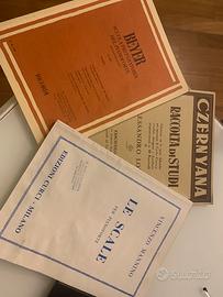 Libri per pianoforte: Beyer - Czernyana e Mannino