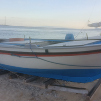 Barca gozzo in legno 6 metri .con o senza motore