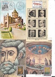1973/1980 VATICANO 21 CARTOLINE FDC 1° GIORNO EMIS