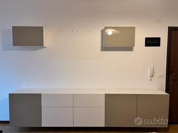 Mobile soggiorno Ikea componibile laccato