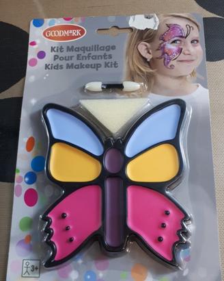 Trucco carnevale farfalla, coccinella e gattino