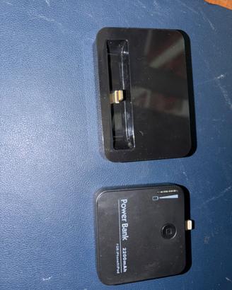 Power bank + basetta di ricarica iPhone e iPad