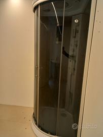 Box doccia 90x90  con idromassaggio e cromoterapia