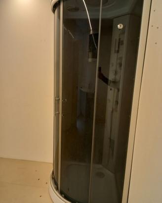 Box doccia 90x90  con idromassaggio e cromoterapia