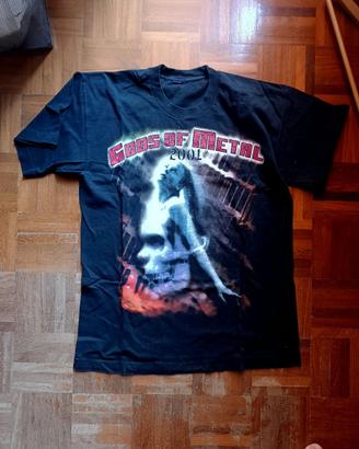 T-Shirt Gods of Metal 2001 - Taglia M - Cotone