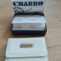 Portafoglio donna in pelle bianco Charro - nuovo